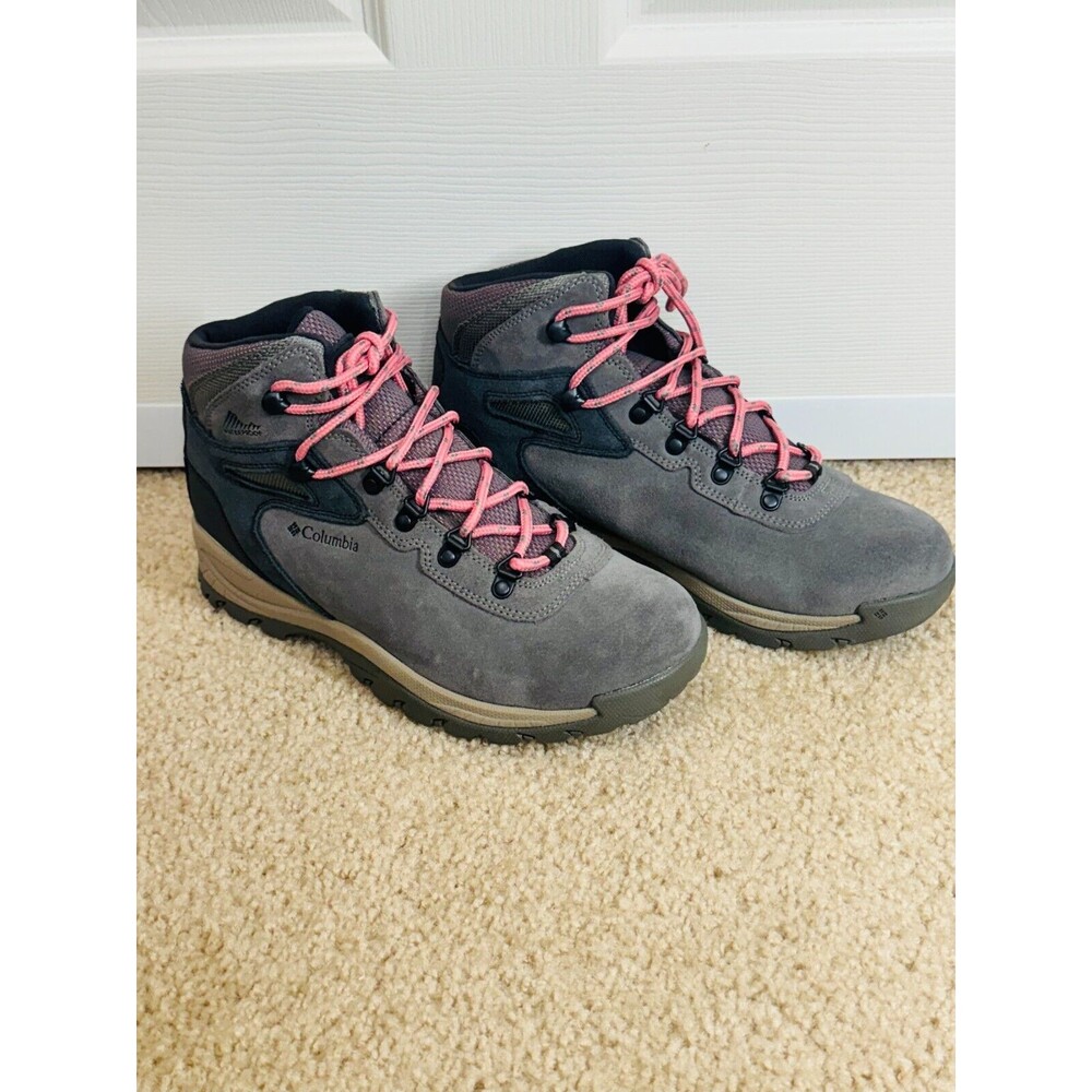 New Columbia Women’s Newton Ridge™ Plus Waterproof Amped Hiking Boots Grey Sz 11